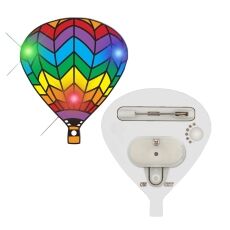 Hot Air Balloon Flashing Body Light Lapel Pins All Body Lights and Blinkees Hot Air Balloon Flashing Body Light Lapel Pins All Body Lights and Blinkees 4