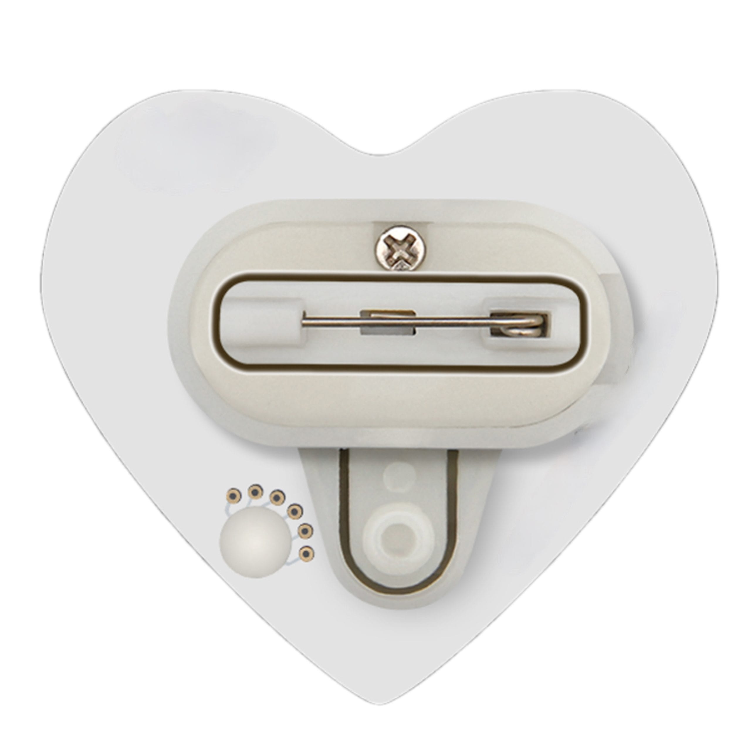 Frosted Heart Flashing Body Light Lapel Pins All Products Frosted Heart Flashing Body Light Lapel Pins All Products 4