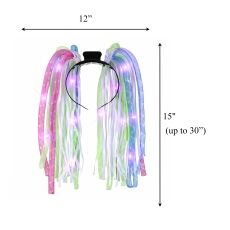 UV Reactive LED Noodle Headband Flashing Dreads All Products UV Reactive LED Noodle Headband Flashing Dreads All Products 5