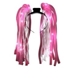 Pink LED Noodle Headband Flashing Dreads All Products Pink LED Noodle Headband Flashing Dreads All Products 6