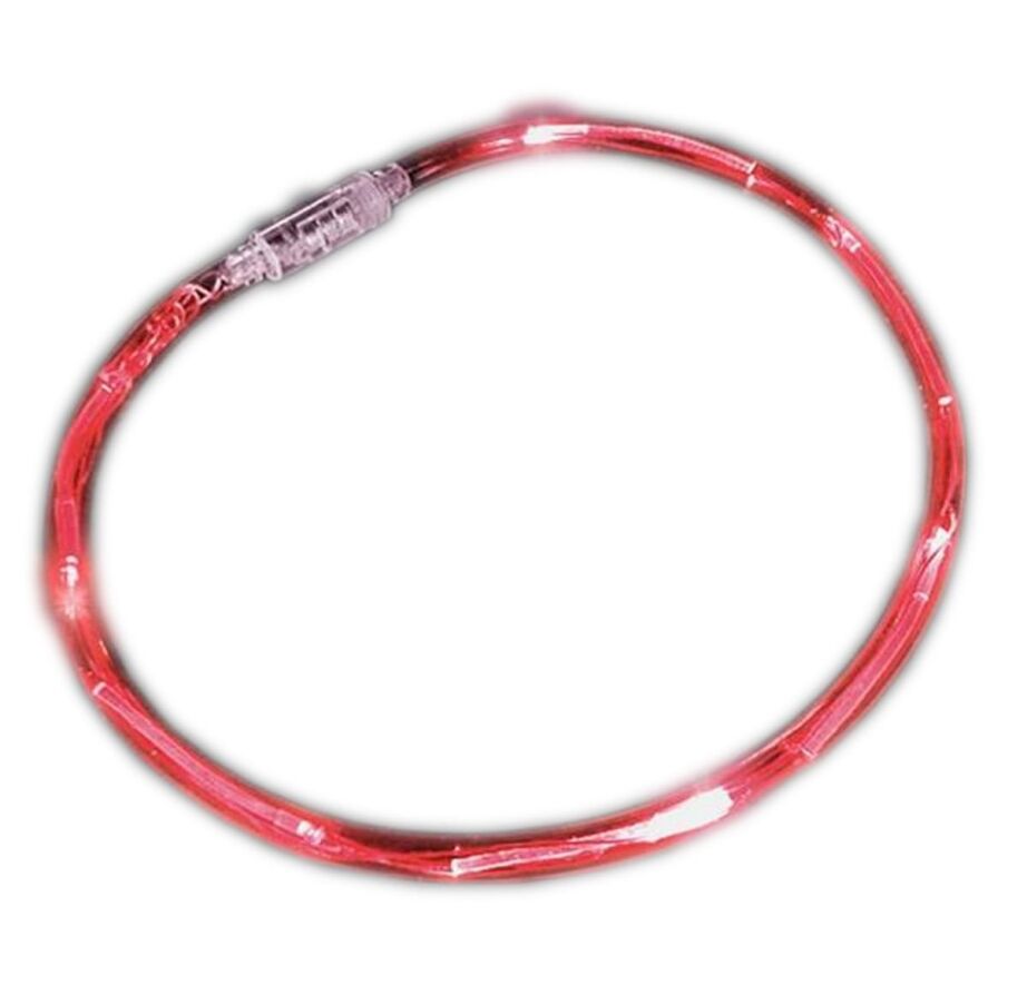 Red Fiber Optic Tube Necklace All Products 3