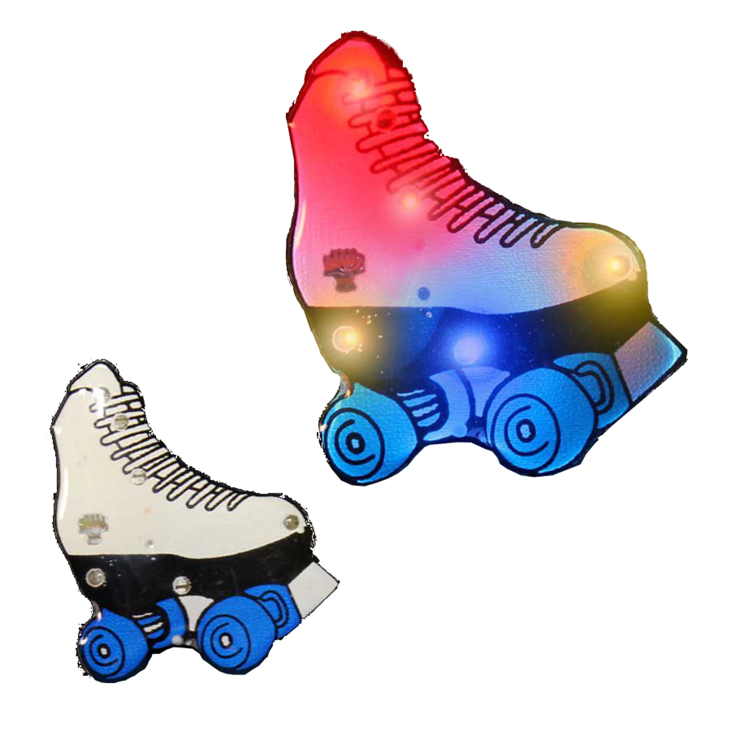 Roller Skate Flashing Body Light Lapel Pins All Products 3