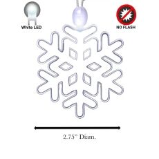 White Snowflake LED Acrylic Necklace All Products White Snowflake LED Acrylic Necklace All Products 4