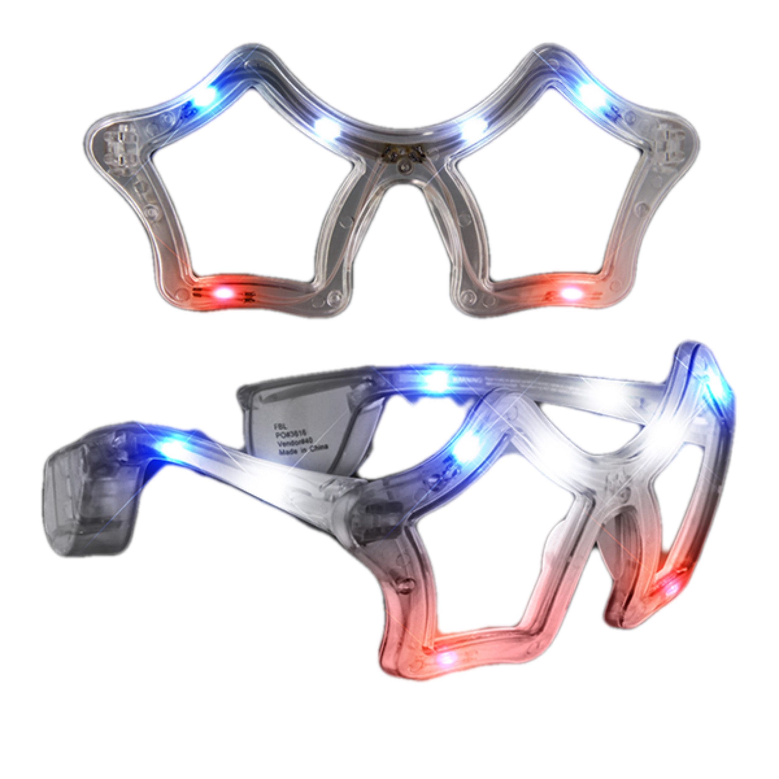 Assorted Star LED Sunglasses Pack of 12 4th of July Assorted Star LED Sunglasses Pack of 12 4th of July 8