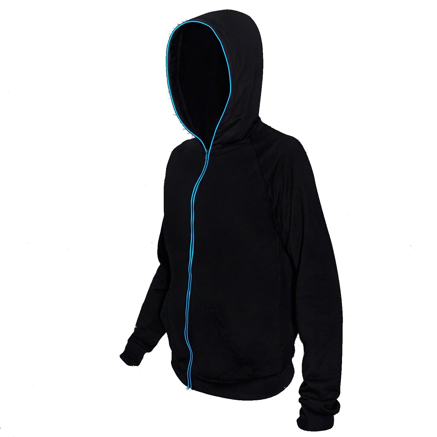 Electro Luminescent Zip Up Hoodie Blue Small All Products Electro Luminescent Zip Up Hoodie Blue Small All Products 6