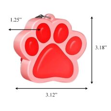 Light Up Red Paw Print Charm Necklace All Products Light Up Red Paw Print Charm Necklace All Products 4