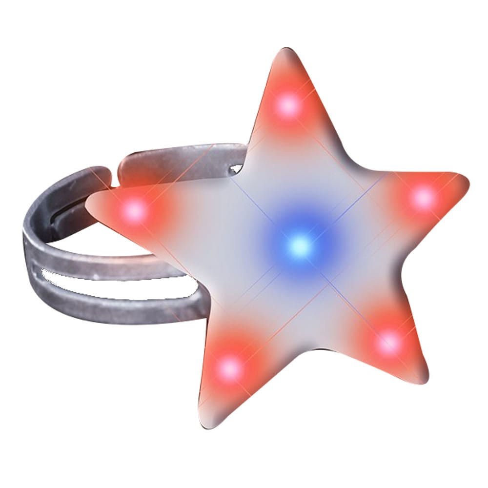Star Light Up Ring Flashing Body Light Lapel Pins 4th of July Star Light Up Ring Flashing Body Light Lapel Pins 4th of July 3