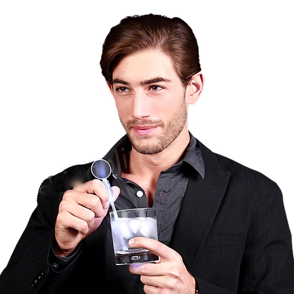 White Cocktail Party Light Up Swizzle Stick Drink Stirrer 4th of July White Cocktail Party Light Up Swizzle Stick Drink Stirrer 4th of July 3