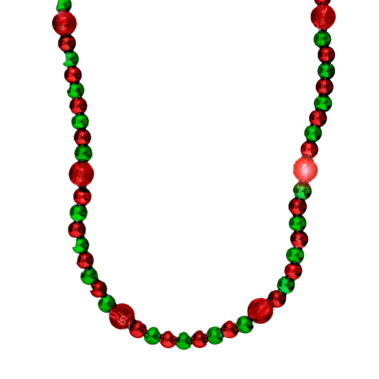 LED Bead Necklace Red and Green All Products LED Bead Necklace Red and Green All Products 5