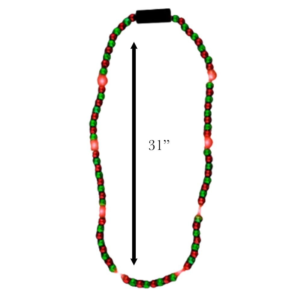 LED Bead Necklace Red and Green All Products LED Bead Necklace Red and Green All Products 4