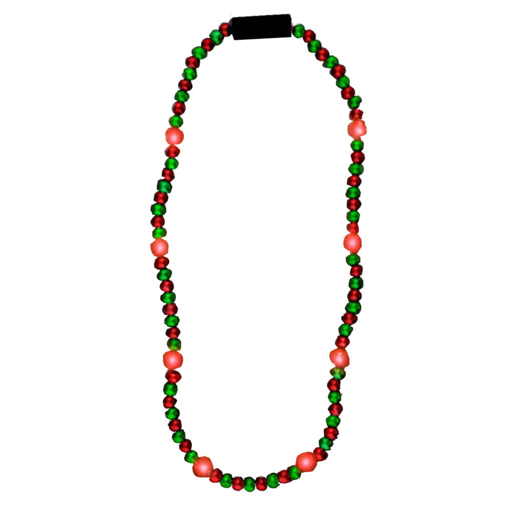 LED Bead Necklace Red and Green All Products LED Bead Necklace Red and Green All Products 3