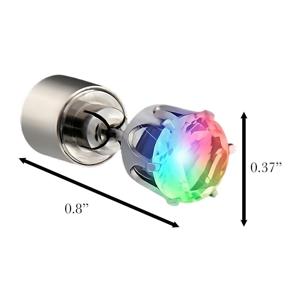 LED Faux Diamond Pierced Earrings Multicolor All Products LED Faux Diamond Pierced Earrings Multicolor All Products 5