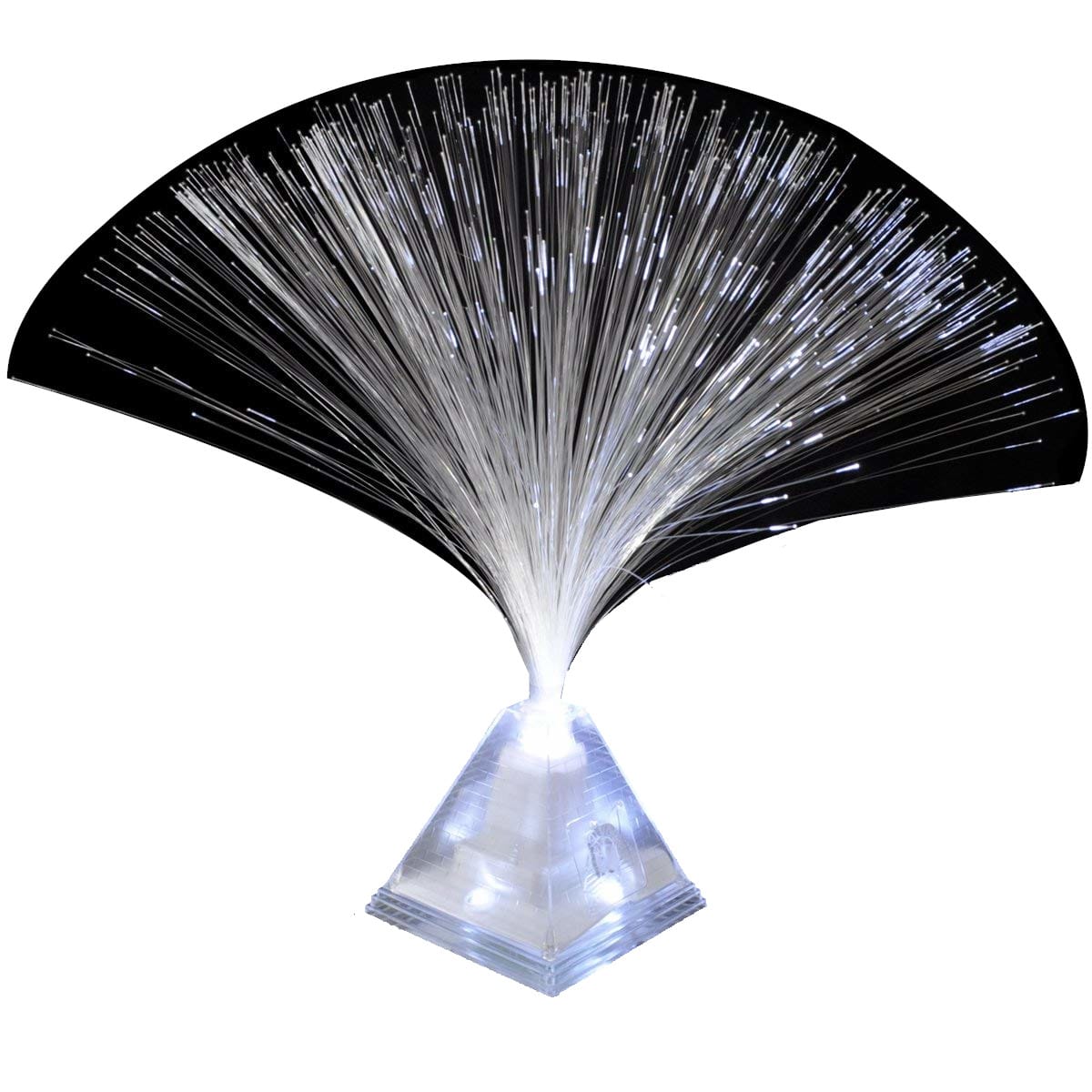 Fiber Optic Pyramid Centerpiece White All Products Fiber Optic Pyramid Centerpiece White All Products 3