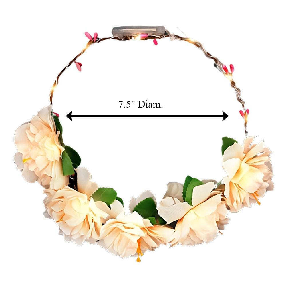 Light Up Floral Princess Woodland Fairy Halo Crown All Products Light Up Floral Princess Woodland Fairy Halo Crown All Products 6