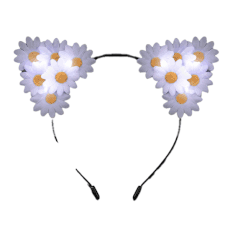 LED Daisy Flowers Cat Animal Ears Headband All Products LED Daisy Flowers Cat Animal Ears Headband All Products 5