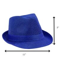 Soft Blue Fabric Fedora Non Light Up All Products Soft Blue Fabric Fedora Non Light Up All Products 4