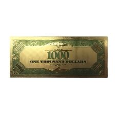 1000 Dollar American Bill 24k Gold Plated Fake Banknote Currency for Decoration 24K Gold and Silver Plated Replica Bills 1000 Dollar American Bill 24k Gold Plated Fake Banknote Currency for Decoration 24K Gold and Silver Plated Replica Bills 5