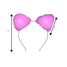 Pink LED Soft Cat Ears Headband All Products Pink LED Soft Cat Ears Headband All Products 6