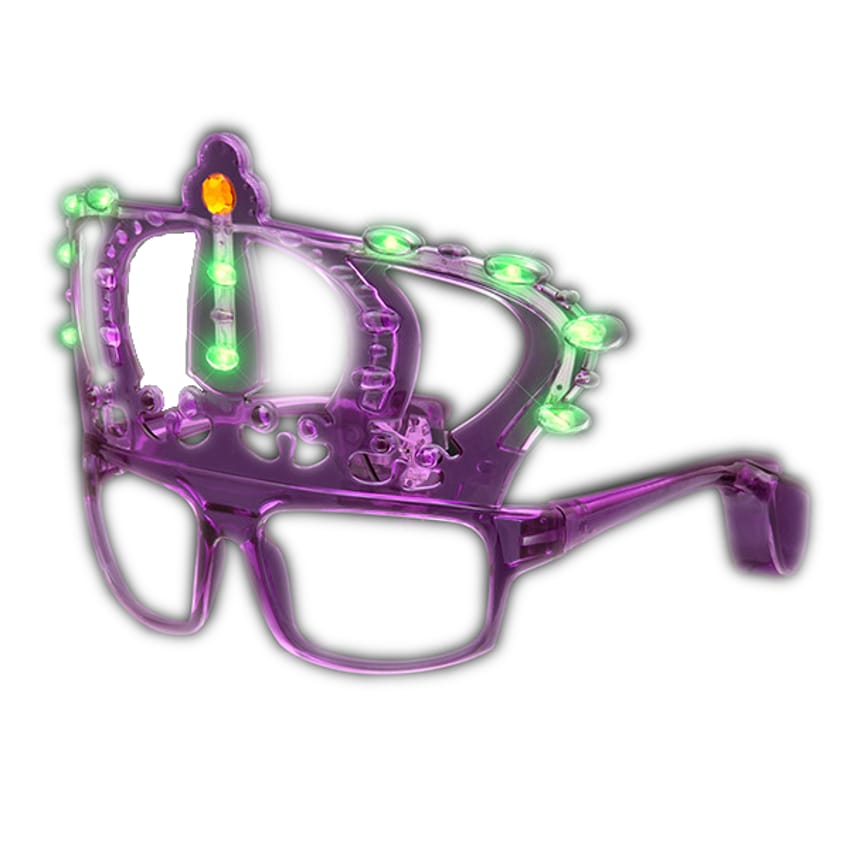 Mardi Gras King Crown LED Sunglasses All Products Mardi Gras King Crown LED Sunglasses All Products 3