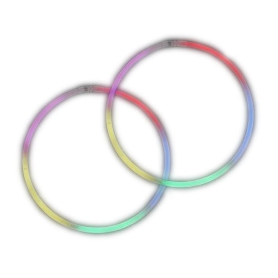 Rainbow Glow Necklaces Tube of 100 4th of July 3
