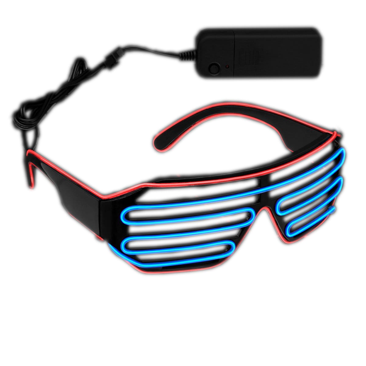 Ultra Electro Luminescent Sunglasses Blue and Red All Products Ultra Electro Luminescent Sunglasses Blue and Red All Products 5