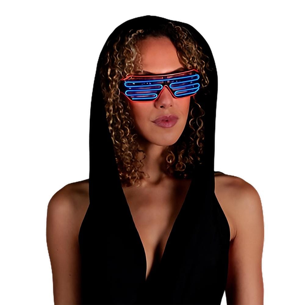 Ultra Electro Luminescent Sunglasses Blue and Red All Products Ultra Electro Luminescent Sunglasses Blue and Red All Products 4