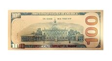 100 USD President Donald Trump Collectible Gold Plated Fake Bank Note 24K Gold and Silver Plated Replica Bills 100 USD President Donald Trump Collectible Gold Plated Fake Bank Note 24K Gold and Silver Plated Replica Bills 4