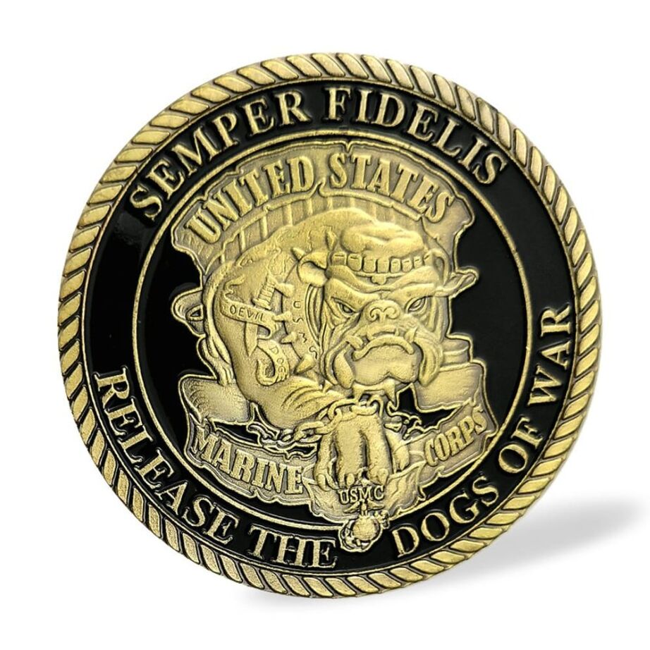 Semper Fidelis Release the Dogs of War United States Marine Corps Commemorative Coin All Products Semper Fidelis Release the Dogs of War United States Marine Corps Commemorative Coin All Products 3