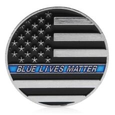 Americas Shield Thin Blue Line Commemorative Coin 4th of July Americas Shield Thin Blue Line Commemorative Coin 4th of July 5