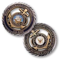 US Navy Core Values Commemorative Coin All Products US Navy Core Values Commemorative Coin All Products 4