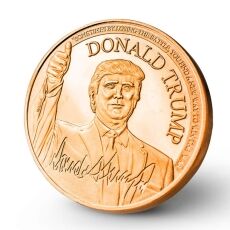 Big Letters Donald Trump Commemorative 24k Gold Coin All Products Big Letters Donald Trump Commemorative 24k Gold Coin All Products 4