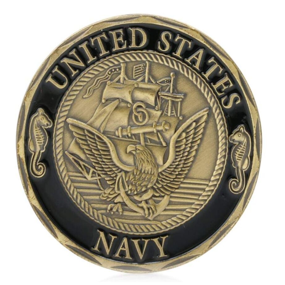 US Navy Crossing The Line Shellback Bronze Challenge Coin All Products US Navy Crossing The Line Shellback Bronze Challenge Coin All Products 3