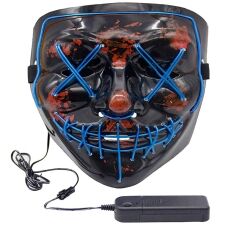 Rave EL Wire Halloween Party Mask Assorted Colors 1 Piece All Products Rave EL Wire Halloween Party Mask Assorted Colors 1 Piece All Products 8