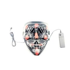 Rave EL Wire Halloween Party Mask Assorted Colors 1 Piece All Products Rave EL Wire Halloween Party Mask Assorted Colors 1 Piece All Products 4