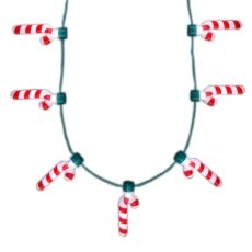 Light Up Seven Candy Cane Charms Christmas Necklace All Products Light Up Seven Candy Cane Charms Christmas Necklace All Products 4