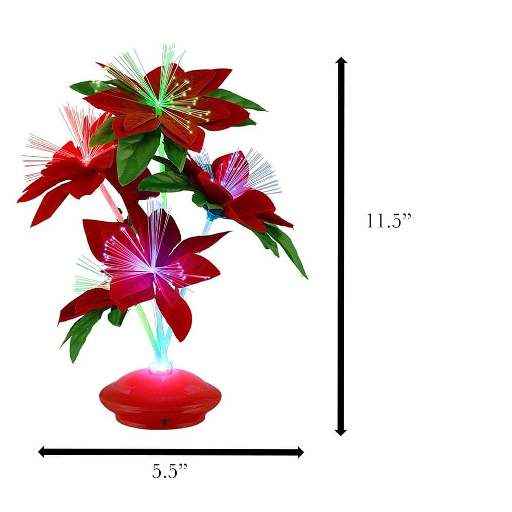 Christmas Fiber Optic Flower Centerpiece All Products Christmas Fiber Optic Flower Centerpiece All Products 6