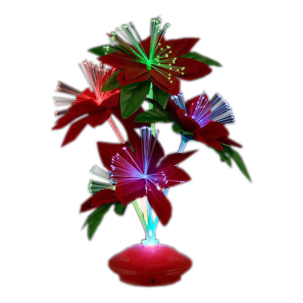Christmas Fiber Optic Flower Centerpiece All Products Christmas Fiber Optic Flower Centerpiece All Products 3