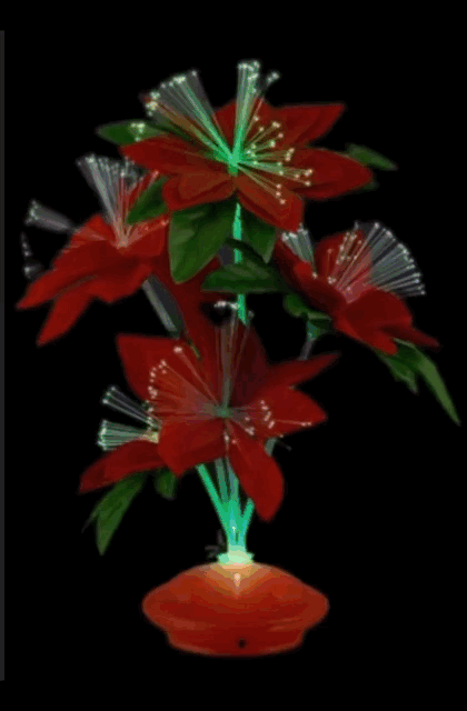 Christmas Fiber Optic Flower Centerpiece All Products Christmas Fiber Optic Flower Centerpiece All Products 4