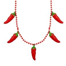 Non Light Up Five Jumbo Charm Chili Pepper Necklace for Cinco de Mayo All Products Non Light Up Five Jumbo Charm Chili Pepper Necklace for Cinco de Mayo All Products 4