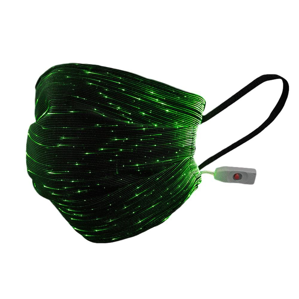USB Fiber Optic Light Up Multicolor Face Mask in Black Rectangle Fabric All Products USB Fiber Optic Light Up Multicolor Face Mask in Black Rectangle Fabric All Products 8