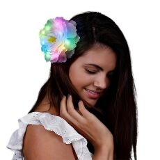 Green on Blue on Pink on White LED Flower Hair Clip All Products Green on Blue on Pink on White LED Flower Hair Clip All Products 7