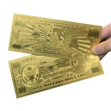 Miss Lady Liberty 1 Million Dollars Original 24K Gold Plated Bill 24K Gold and Silver Plated Replica Bills Miss Lady Liberty 1 Million Dollars Original 24K Gold Plated Bill 24K Gold and Silver Plated Replica Bills 7