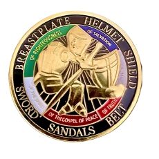 Put on the Whole Armor of God Christian Gold Plated Coin All Products Put on the Whole Armor of God Christian Gold Plated Coin All Products 5