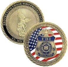 US FBI Special Agent Saint Michael Challenge Commemorative Coin All Products US FBI Special Agent Saint Michael Challenge Commemorative Coin All Products 5