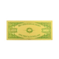 Five Thousand US Dollars 24K Gold Plated Collectible Fake Banknotes for Decoration 24K Gold and Silver Plated Replica Bills Five Thousand US Dollars 24K Gold Plated Collectible Fake Banknotes for Decoration 24K Gold and Silver Plated Replica Bills 4