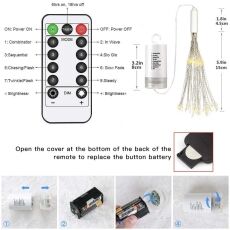 Fireworks Bendable Starbust Remote Control Copper Fairy String Lights Chandelier Indoor Outdoor All Products Fireworks Bendable Starbust Remote Control Copper Fairy String Lights Chandelier Indoor Outdoor All Products 4