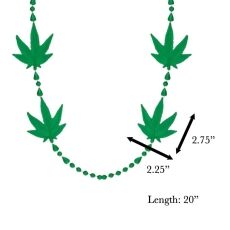 Non Light Up 4 Charm Pot Leaf Opaque Green Necklace Pack of 12 420 Non Light Up 4 Charm Pot Leaf Opaque Green Necklace Pack of 12 420 4
