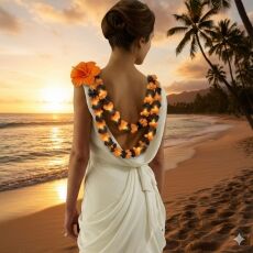 Light Up Halloween Hawaiian Flower Lei Black Orange All Products Light Up Halloween Hawaiian Flower Lei Black Orange All Products 8
