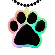 Light Up Multicolor Paw Print Charm Necklace All Products Light Up Multicolor Paw Print Charm Necklace All Products 5