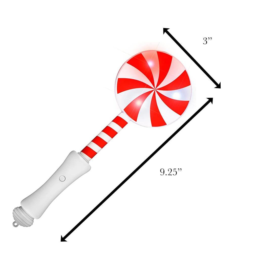 Light Up Peppermint Candy Cane Lollipop Wand All Products Light Up Peppermint Candy Cane Lollipop Wand All Products 5